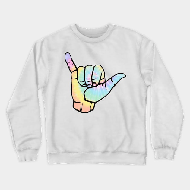 Tie Dye Hang Loose Crewneck Sweatshirt by annmariestowe